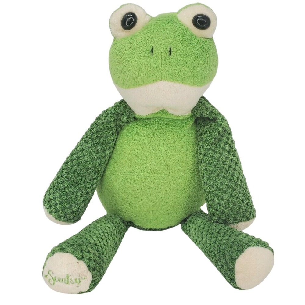 Scentsy Buddy 15" Ribbert The Frog Green Plush Stuffed Animal